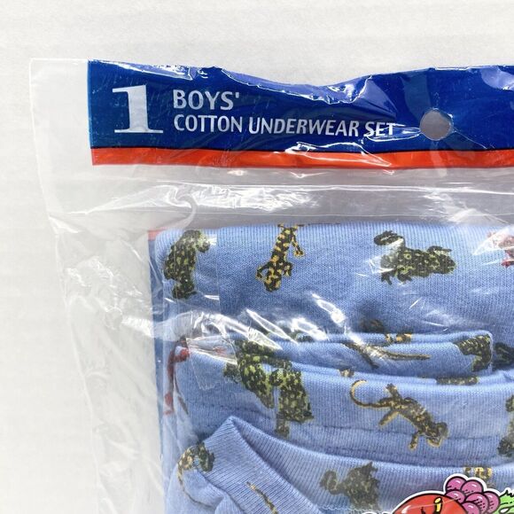 Vintage Walmart 2002 Fruit of the Loom Boys Size 10 Underwear Set Long Johns - Picture 4 of 9